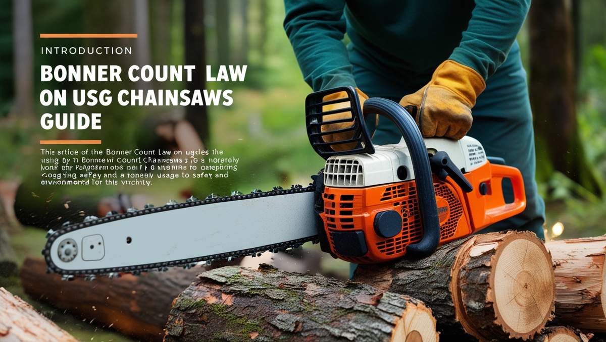 Bonner Count Law on Using Chainsaws