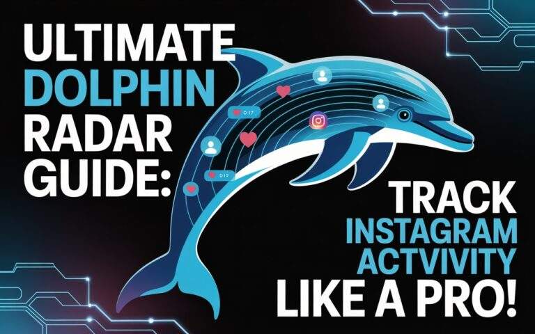 Ultimate Dolphin Radar Guide: Track Instagram Activity Like a Pro!